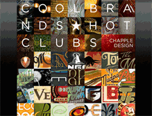 Tablet Screenshot of coolbrandshotclubs.com
